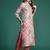 Women Printed Regular Thread Work Kurta with Trousers & With Dupatta