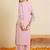 Women Floral Embroidered Regular Thread Work Kurta with Palazzos