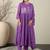 Floral Embroidered Empire Thread Work Pure Cotton Kurta With Trousers & Dupatta