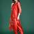 Floral Printed Sequinned Kurta with Trousers & Dupatta