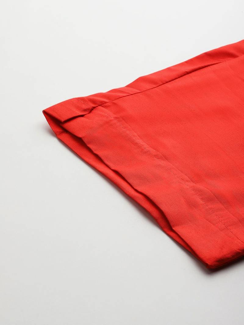 Floral Printed Sequinned Kurta with Trousers & Dupatta