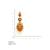  gold temple chandbali earrings for women   south indian kempu ruby green pearl drop bridal wedding jewelry