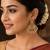  gold plated antique kempu chandbali earrings   cz stones & pearl drops   temple jewelry