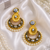 Meenakari Kundan Pearl Chandbali