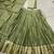 light green Chanderi Zari Weaving Work Border Lehenga Choli 