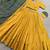 mustard Cotton Chaniya Choli with Gota Patti Finish