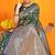 Bottle green banarasi silk blend saree with zari woven border