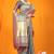 Teal banarasi silk blend saree with all-over floral jaal