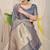 Steel grey banarasi silk blend saree with all-over floral jaal