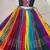 multicolor Rayon Printed Chaniya Choli with Gota Patti 