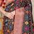 Black patola silk blend zari woven saree with blouse piece