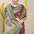 Maroon patola silk blend zari woven saree with blouse piece