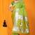 Parrot green paithani silk blend saree with silver zari border & peacock pallu