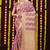 Mauve pink banarasi silk blend saree with rich gold zari weaving