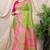Light green banarasi silk blend saree with rich zari woven border