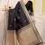 Black banarasi silk blend saree with zari border & woven buti design