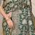 Bottle green banarasi silk blend saree with rich gold zari floral weaving