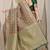 Dark green & maroon banarasi silk blend saree with zari woven geometric pattern