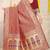 Maroon banarasi silk blend saree with bandhani patola print and zari border