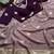 Purple Color zari Weaving jaquard Saree