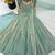 Designer teal blue metallic anarkali suit set with dupatta & pants