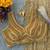 Gold pure silk blend blouse