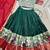 Green Silk Zari Chaniya Choli