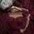Maroon Color thared Embroidery  Work Silk Blend Saree