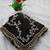 Black Color beads work chiffon saree 