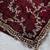 Maroon Color beads work chiffon saree 