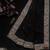 Black Color Embroidery and sequence work satin Saree