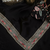 Black Color Embroidery and sequence work satin Saree