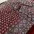 Maroon Color Printed And Mirror Work satin Saree