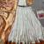 off white zari woven paithani silk blend lehenga choli