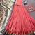 peach paithani silk chaniya choli with zari work