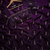 Purple Color beads work chiffon saree