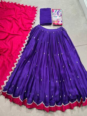 Graceful Naysha Lehenga Choli with Intricate Sequins  5