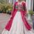 women laheriya print navratri lehenga choli with patchework set for women-full stitched free size