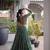 women bandhani print navratri lehenga choli with patchework set -full stitched free size