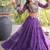 women bandhani print navratri lehenga choli with patchework set for women-full stitched free size
