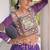 women bandhani print navratri lehenga choli with patchework set for women-full stitched free size