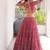 women bandhani print navratri lehenga choli with patchework set for women-full stitched free size