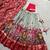 Ethnic Tasar silk blend Kalamkari Printed Lehenga Choli with Foil Border