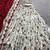 white tussar  silk navratri lehenga choli with gilded foil print