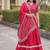 Women Embroidery Zari Sequins-work Navratri Lehenga Choli Set For Women