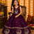 Kid's embroidered girls satin silk lehenga choli set with khatli beads work for wedding