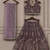Kid's mauve embroidered barabari silk lehenga choli with bits work and tawil net dupatta for wedding