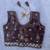 Kid's mauve embroidered barabari silk lehenga choli with bits work and tawil net dupatta for wedding