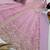Baby pink silk embroidered stitched kurta set