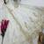 White fendy silk embroidered stitched kurta set